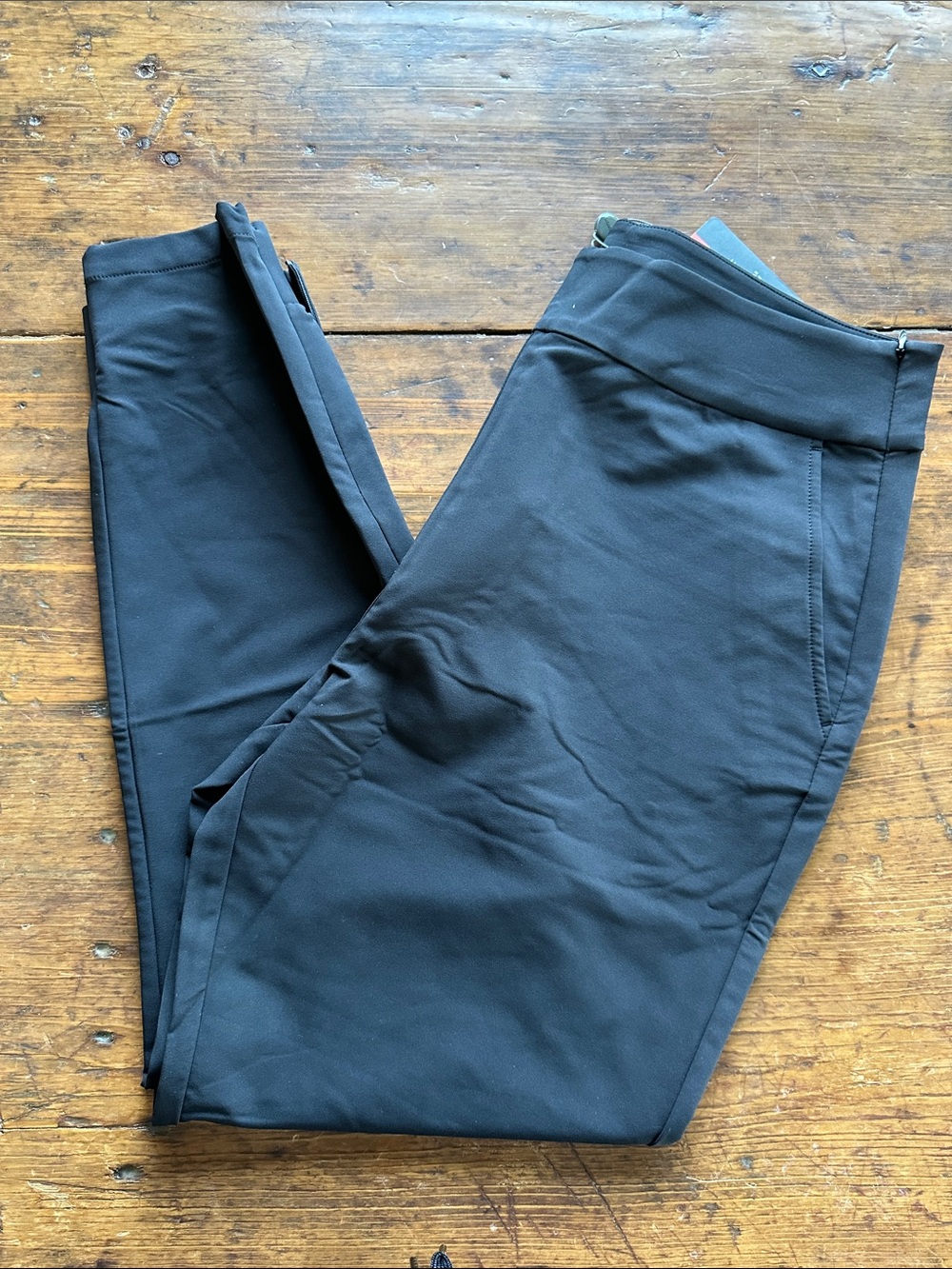 MACADE Black High-Waist Golf Performance Trousers